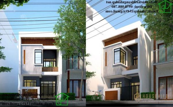Mẫu thiết kế nhà phố 2 tầng đẹp tại Định Công - Hà Nội