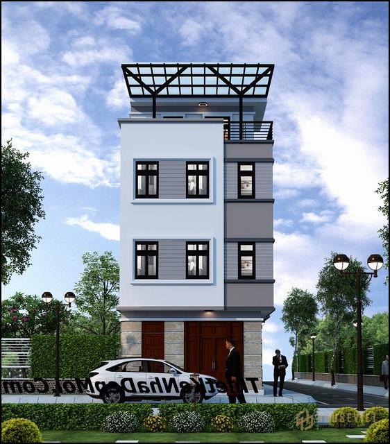 Thiết kế nhà trên đất 6x8