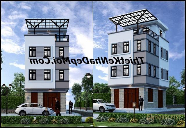 Thiết kế nhà phố 45m2