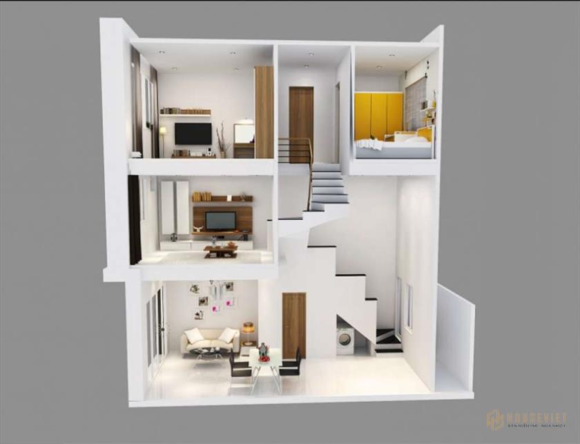 Tư vấn xây nhà 1 trệt 1 lửng 1 lầu về chi phí xây dựng