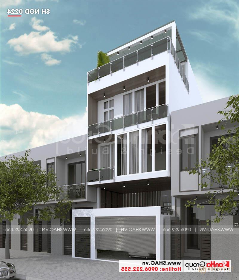 Thiết kế nhà ống hiện đại 1 trệt 2 lầu kết hợp văn phòng tại Tp Hồ Chí Minh – SH NOD 0224 51 Thiết kế nhà ống hiện đại 1 trệt 2 lầu kết hợp văn phòng tại Sài Gòn