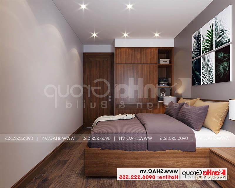 Thiết kế nhà ống hiện đại 1 trệt 2 lầu kết hợp văn phòng tại Tp Hồ Chí Minh – SH NOD 0224 63 Mẫu phòng ngủ đẹp phong cách hiện đại đẹp với tủ gỗ và sàn gỗ