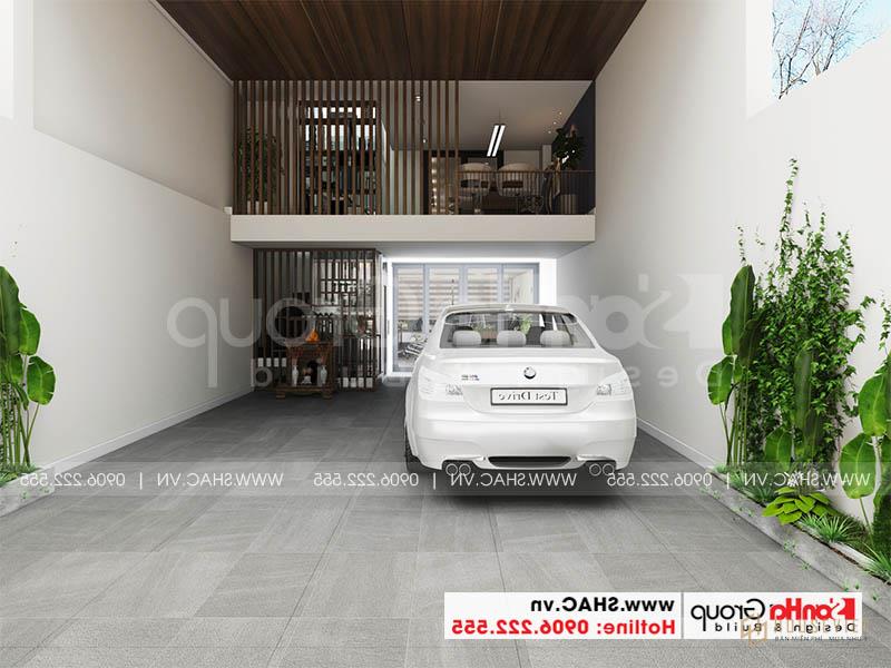 Thiết kế nhà ống hiện đại 1 trệt 2 lầu kết hợp văn phòng tại Tp Hồ Chí Minh – SH NOD 0224 69 Thiết kế nội thất gara nhà phố hiện đại 3 tầng kết hợp văn phòng