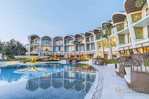 Thiết kế của khu nghỉ dưỡng chú trọng đến vị trí để phục vụ nhu cầu của du khách