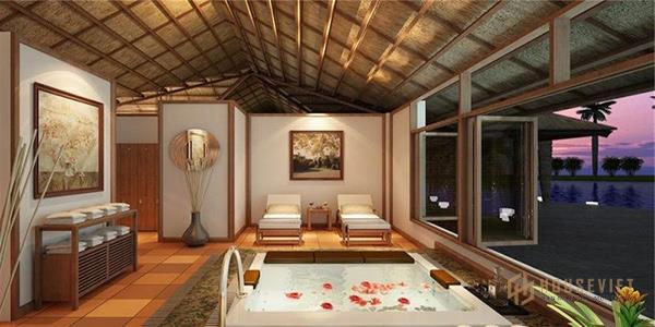 Tiêu chuẩn thiết kế khu nghỉ dưỡng đề cao vật liệu tự nhiên mang dấu ấn địa phương