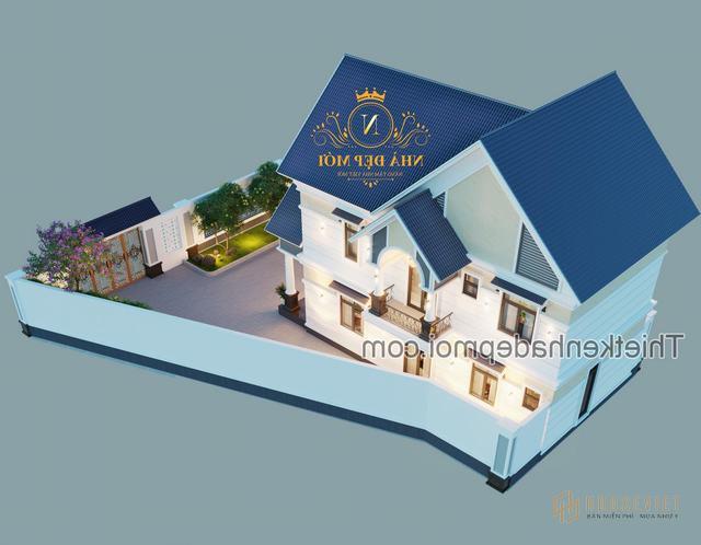 Xây nhà 2 tầng 5 phòng ngủ 100m2