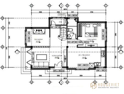 Mẫu nhà 2 tầng mái bằng 7x10m