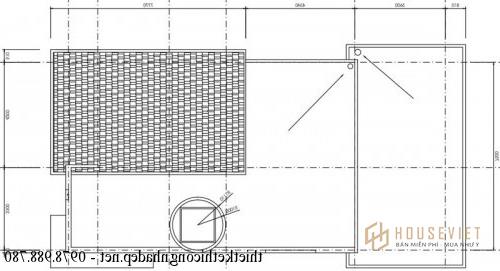 Bản vẽ mặt bằng nhà phố mai 7,6x16m