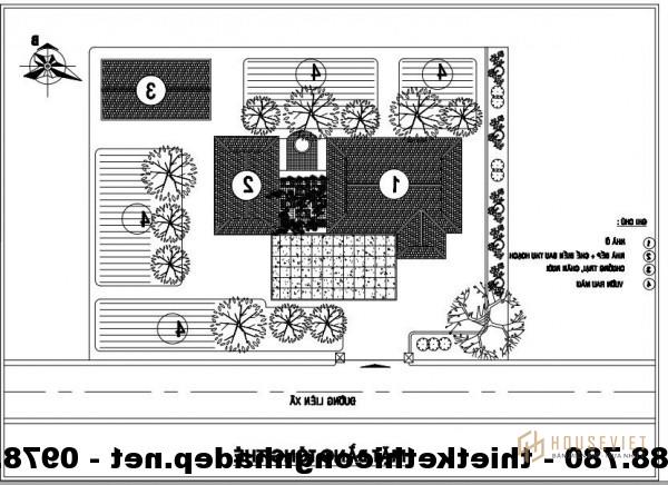 Mặt bằng tổng thể nhà cấp 4 10x12m