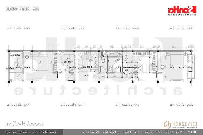 Mặt bằng tầng 3 sh nop 0100