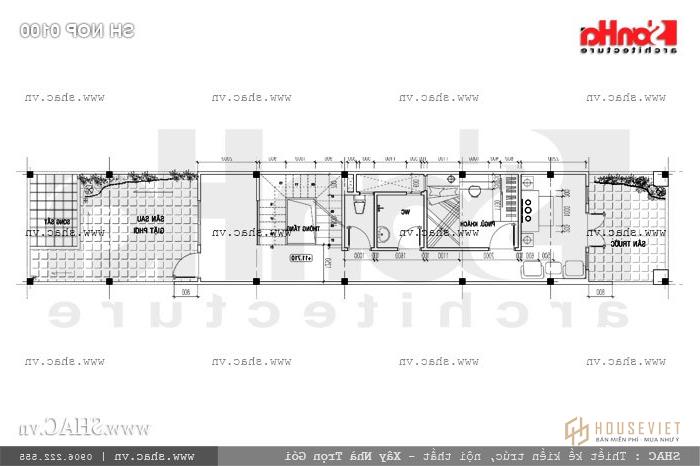 Mặt bằng tầng 4 sh nop 0100