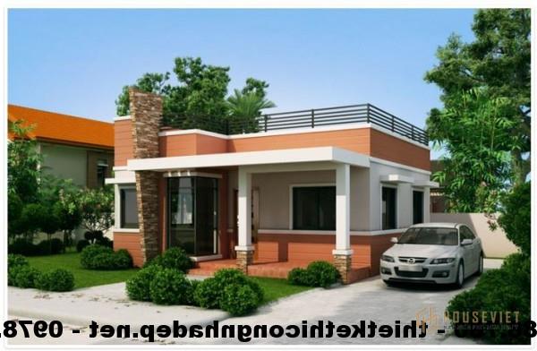 Nhà cấp 4 mái bằng 8x8m