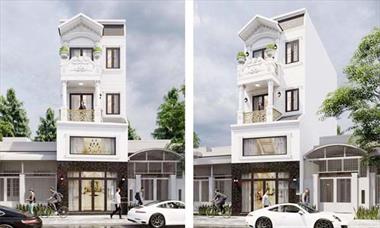 Mẫu nhà phố 3 tầng 5x20m đẹp được nhiều người lựa chọn trong năm