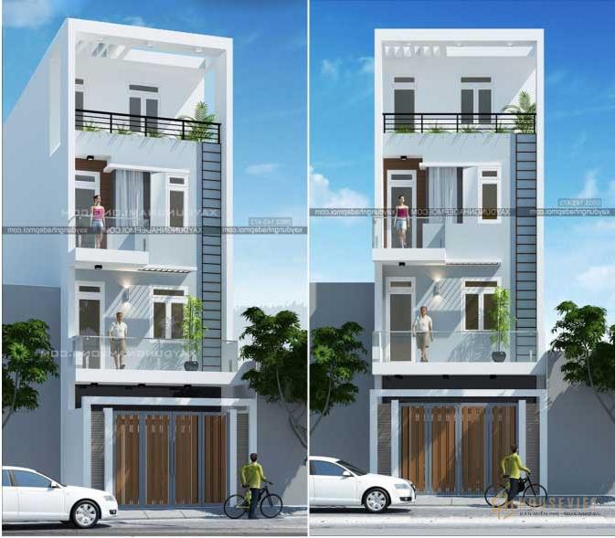 Mẫu nhà phố 4 tầng 5x16m thiết kế đẹp và ấn tượng