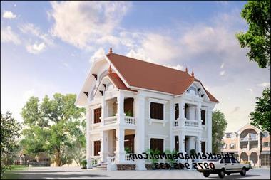 Cần bản vẽ thiết kế biệt thự 120m2 vừa đẹp vừa tiết kiệm.
