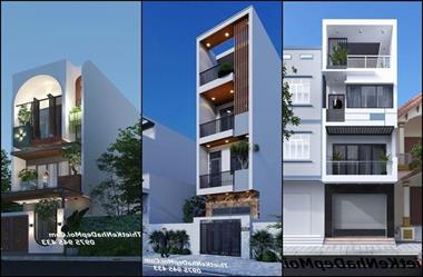 Nhà 1 trệt 2 lầu 1 sân thượng có giải pháp thông tầng giếng trời