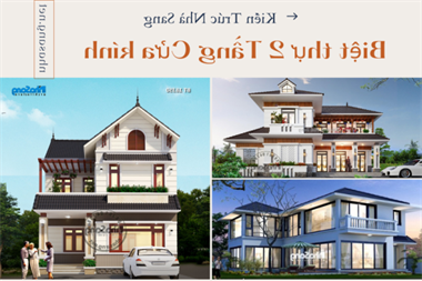 Ngắm 73 mẫu biệt thự 2 tầng cửa kính gây bão cộng đồng mạng 2021