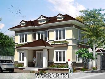 Kiến trúc biệt thự 1 mặt tiền BT919077