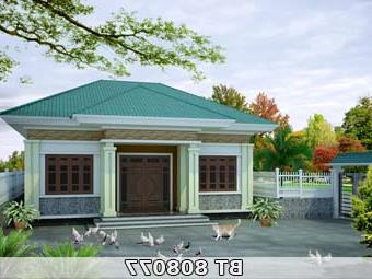 Mẫu nhà đẹp 10x12m BT808077