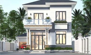 Biệt thự mái ngói hiện đại 2 tầng sang trọng tại Hóc Môn