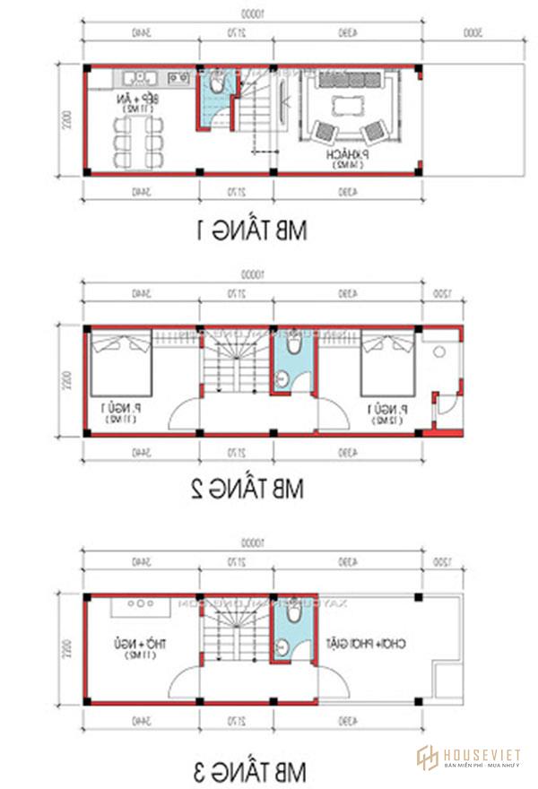 Mẫu thiết kế nhà 5x10 cần có mặt tiền hài hòa với nhu cầu sử dụng.