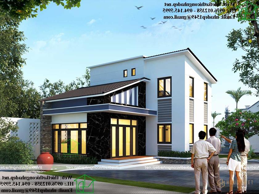 Mẫu nhà cấp 4 9x13m