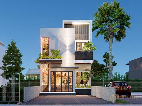 Hệ thống ánh sáng kết hợp với cảnh quan cây xanh