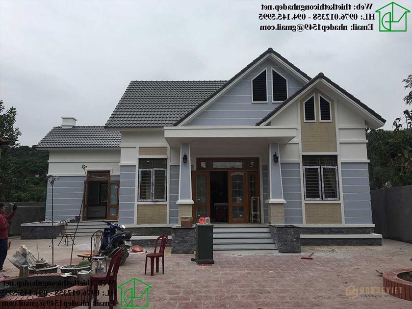 Mẫu nhà cấp 4 mái thái đẹp NDNC4103