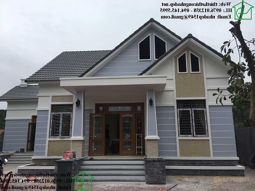 Thiết kế thi công nhà cấp 4 trọn gói NDNC4103