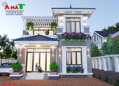 Tham khảo thêm mẫu nhà 2 tầng mặt tiền 9m ở Kiến Thụy - Hải Phòng MS: CC119