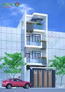 Mẫu thiết kế nhà phố 4 tầng 4x17m đẹp, hiện đại tại thành phố Thủ Đức