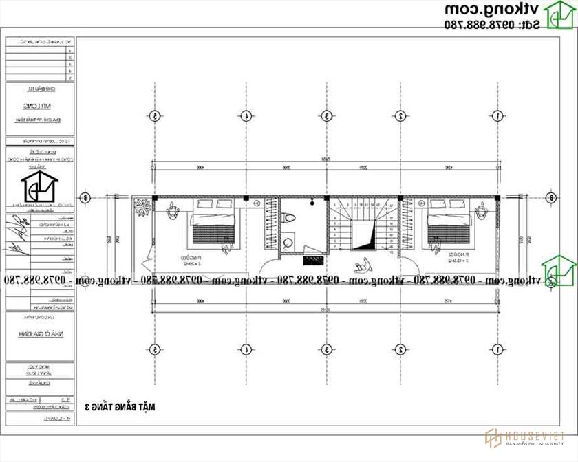 Công năng sử dụng tầng 3 của mẫu NP4T001