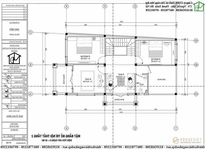 Bố trí phòng thờ đáp ứng nhu cầu tín ngưỡng của gia chủ.