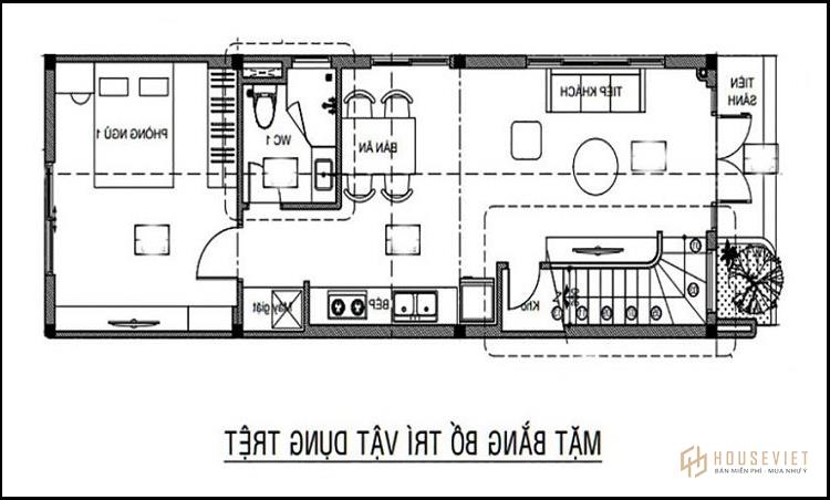 Mẫu nhà ống 2 tầng đẹp với các thiết kế