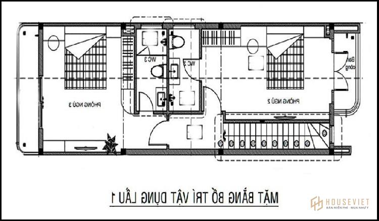 Mẫu nhà ống 2 tầng đẹp với các thiết kế