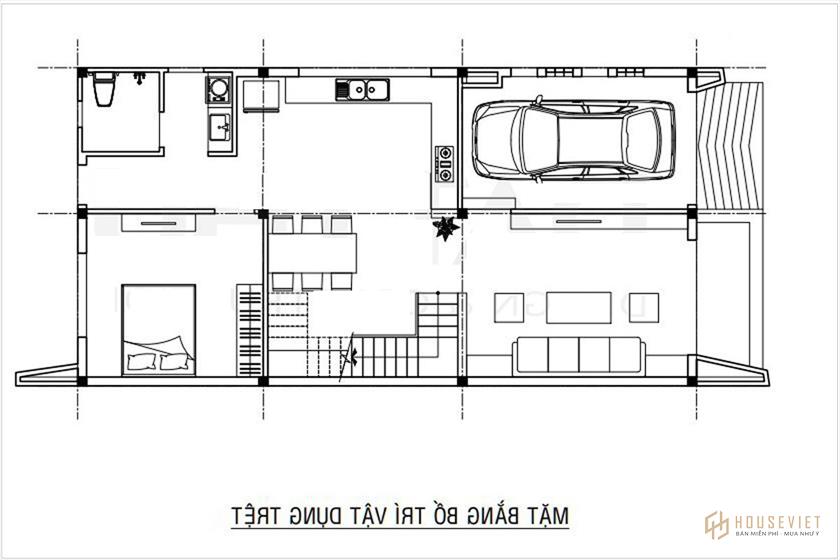 Mẫu nhà ống 2 tầng đẹp với các thiết kế