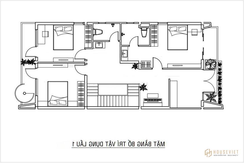 Mẫu nhà ống 2 tầng đẹp với các thiết kế