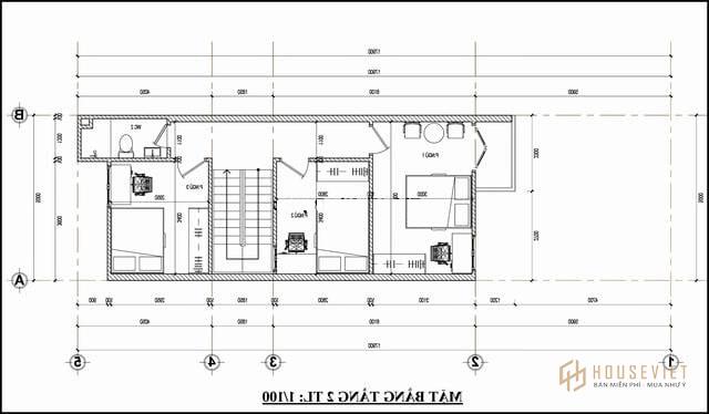 Mẫu nhà ống 2 tầng đẹp với các thiết kế