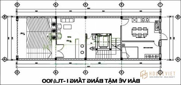 Tầng 1 đầy đủ công năng trong quá trình sử dụng