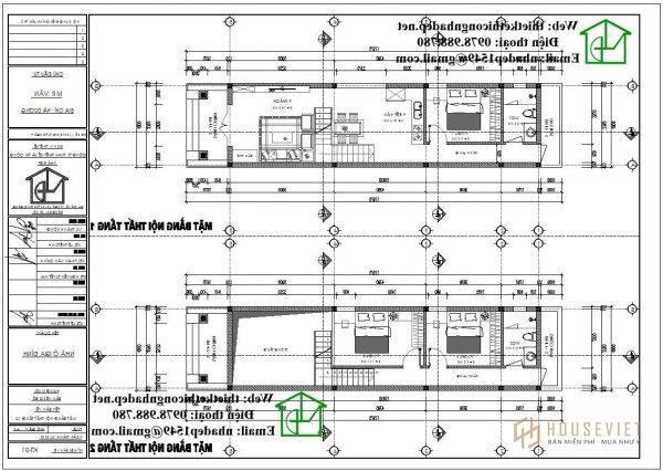 Floor plan of level 4 house with mezzanine corrugated iron roof NDNC463