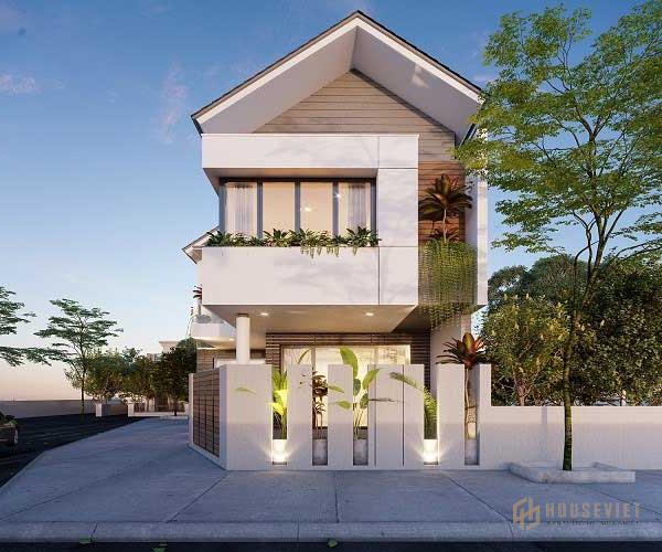 Nhà ống 2 tầng mặt tiền đẹp