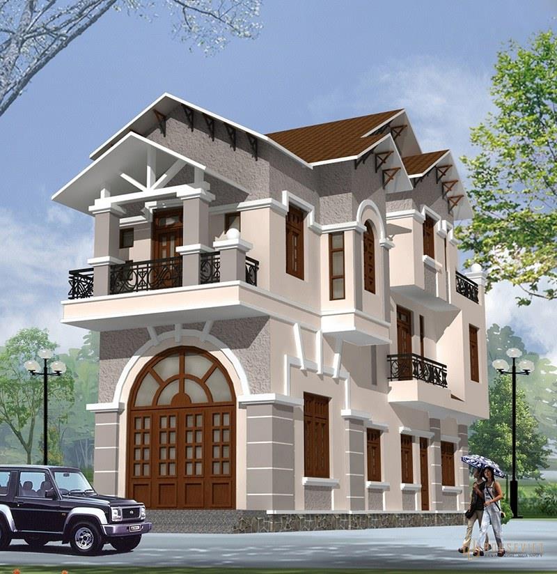 Nhà ống 2 tầng mặt tiền đẹp