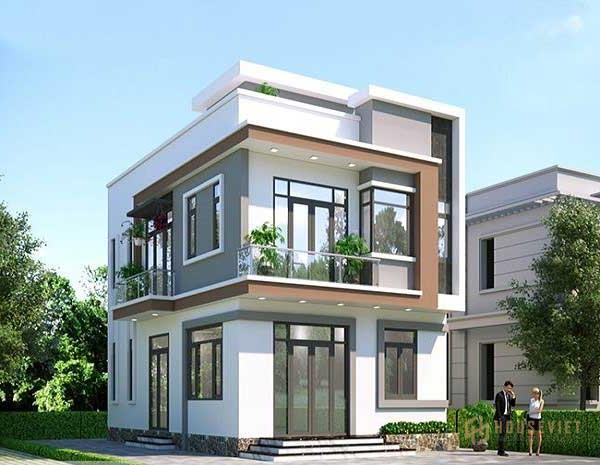 Nhà ống 2 tầng mặt tiền đẹp