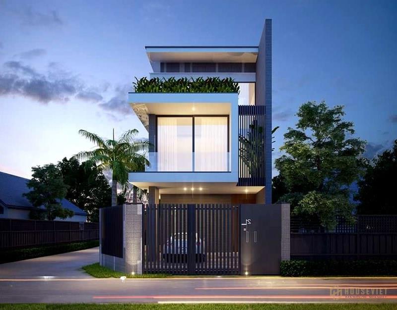 Nhà hình ống 2 tầng