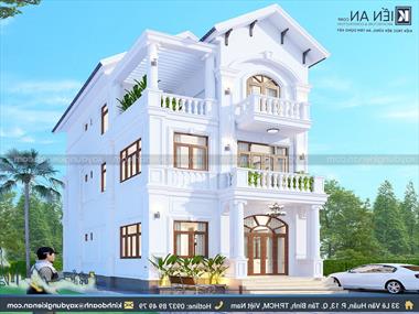 Mẫu thiết kế biệt thự 3 tầng ở quê - Anh Phương, Long An
