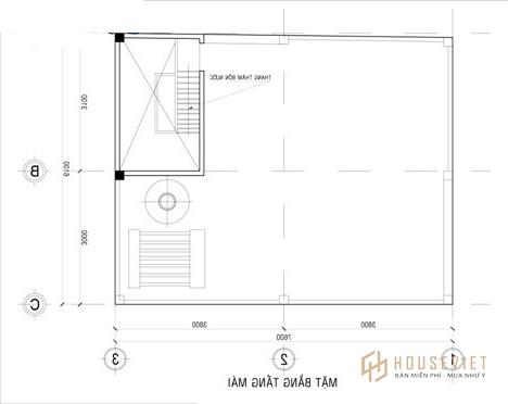 mẫu nhà đẹp 2 tầng 6x8m