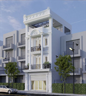 Mẫu biệt thự 4 tầng 60m2 nhỏ gọn nhưng đầy tính thẩm mỹ