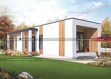 Mẫu nhà ống 1 tầng 2 phòng ngủ phong cách đẹp đơn giản