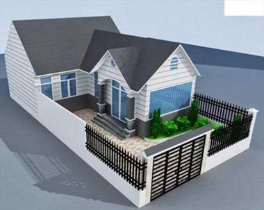 Mẫu nhà cấp 4 mái thái giá 300 triệu kinh phí xây dựng thấp