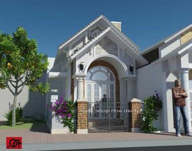 Mẫu nhà cấp 4 mái thái 5x20m đẹp giá rẻ xây dựng